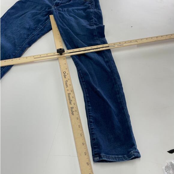 Joes Jeans Womens 30 Maternity Blue Stretch Denim Flawless Mid Rise Skinny - Picture 9 of 14
